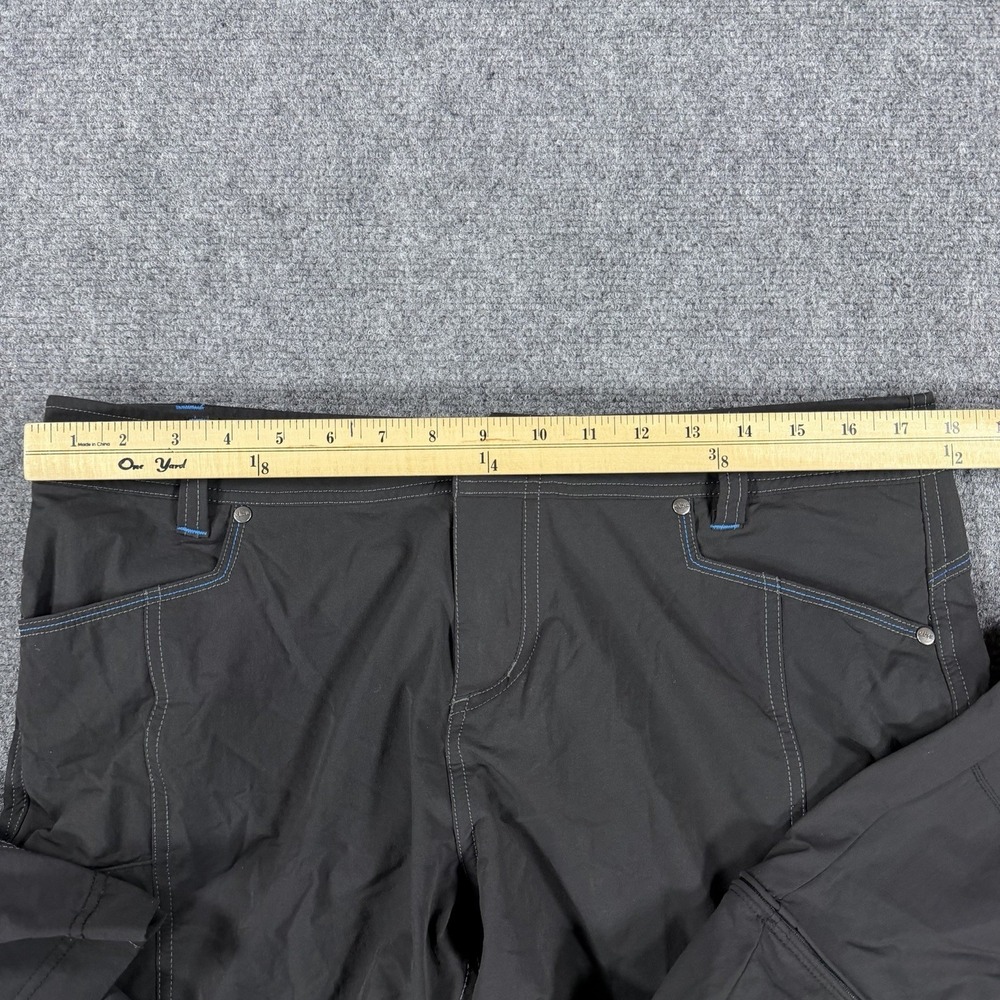 Kuhl Kliffside Convertible Cargo Pants Womens Size 14 Dark Gray Outdoors Hiking - Picture 6 of 9